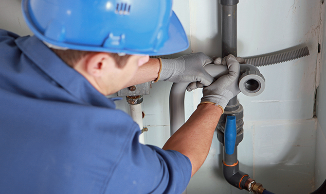 protecting pipes during construction