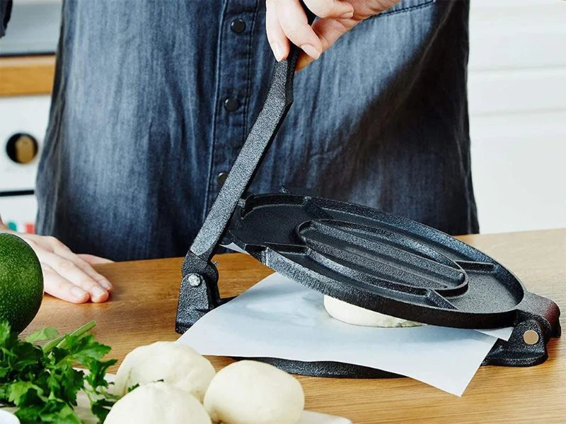 How to Stop a Tortilla Press from Sliding on the Countertop